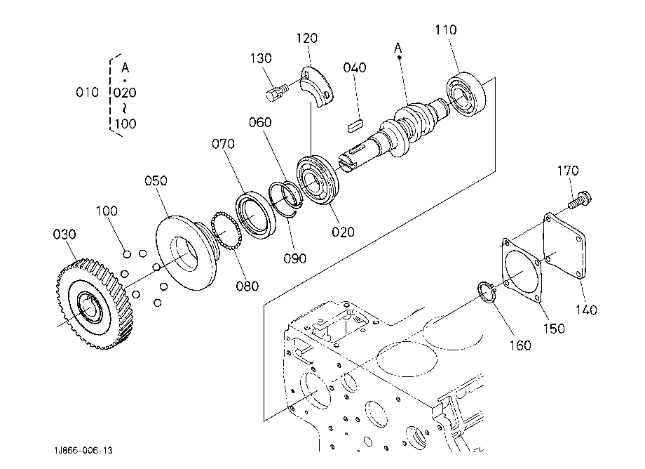 Fuel Camshaft And Governor Shaft