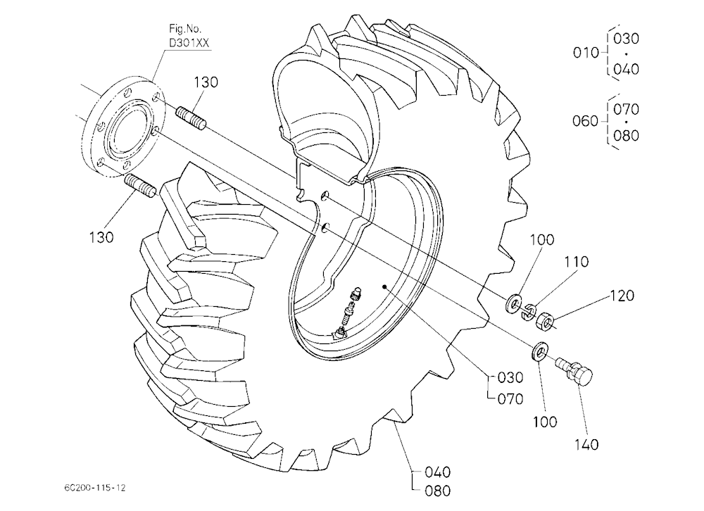 Rear Wheel(12.4-16)