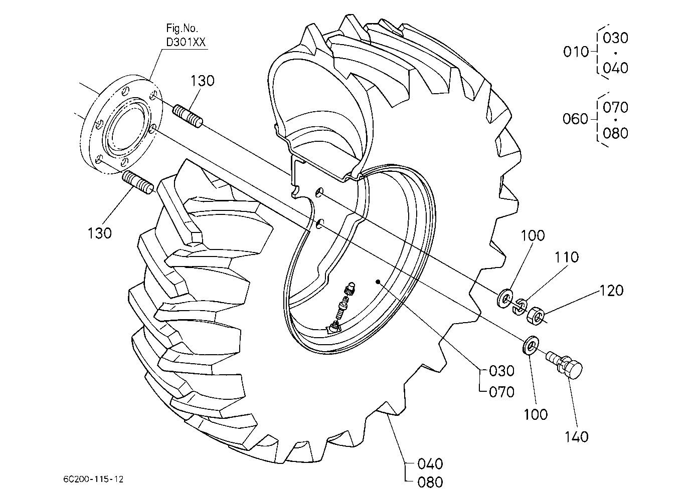 Rear Wheel(12.4-16)