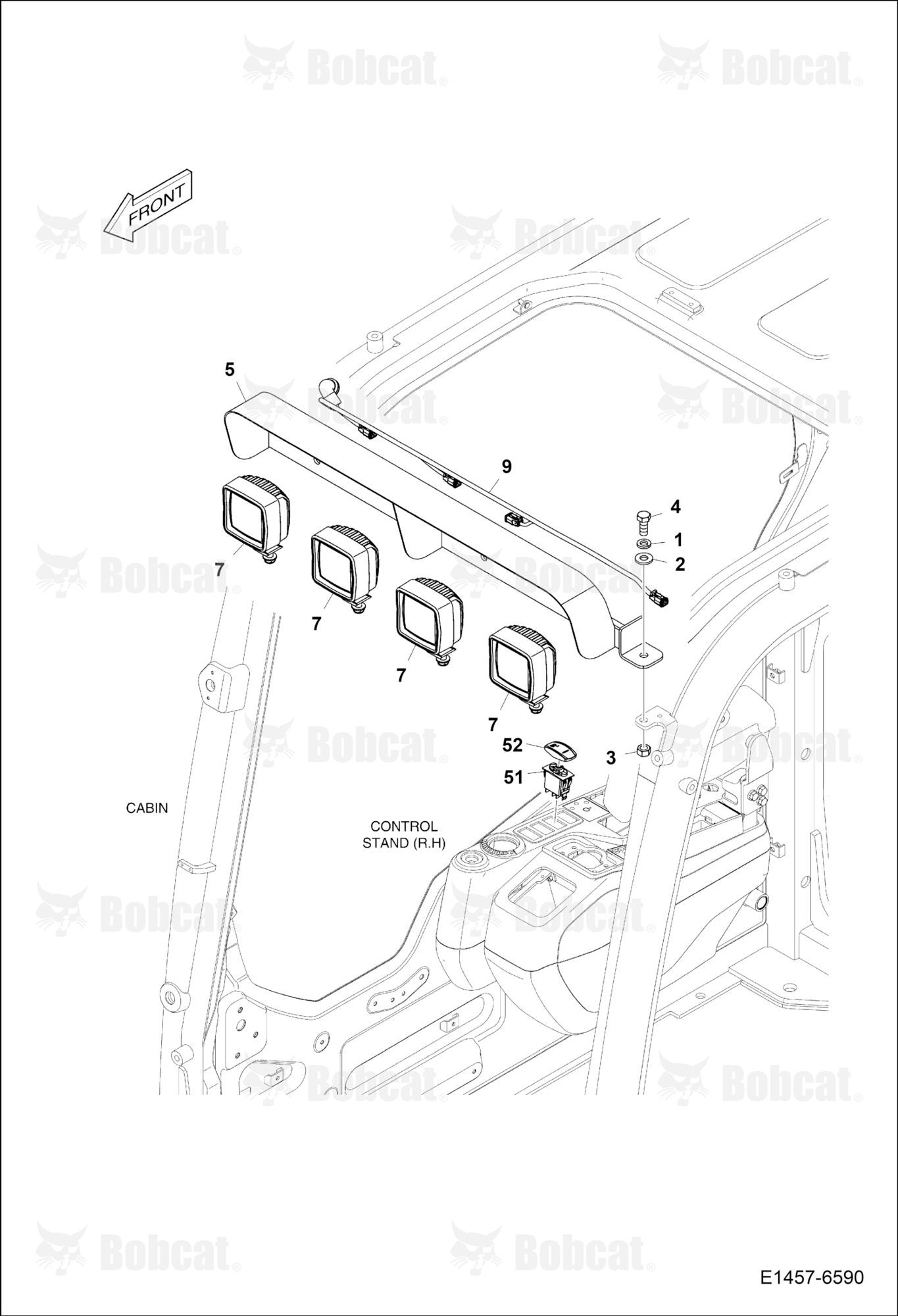 Working Lamp (4 LAMP)(LED)