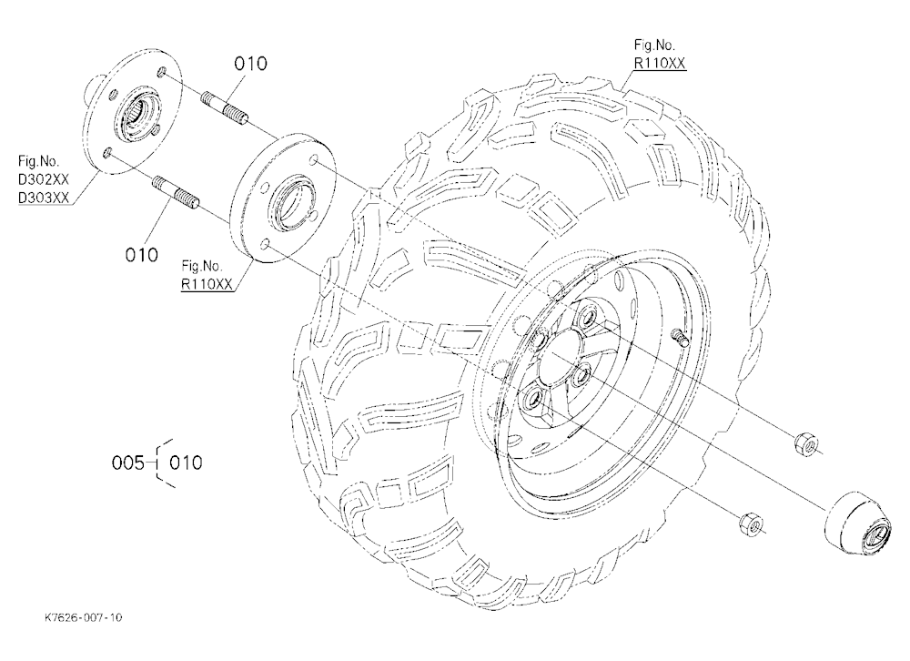 Rear Wheel Stud Bolts Campaign Kit [Option]