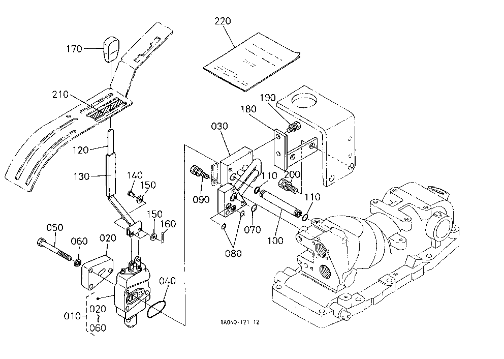 Remote Control Valve Lever 1 [Rops Type] [Option]