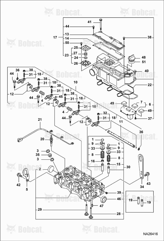 Cylinder Head & Bonnet