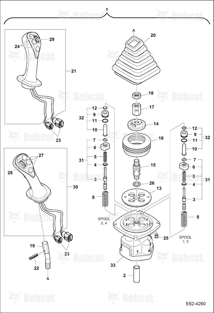 Joysticks B34P11001 - B34P11244