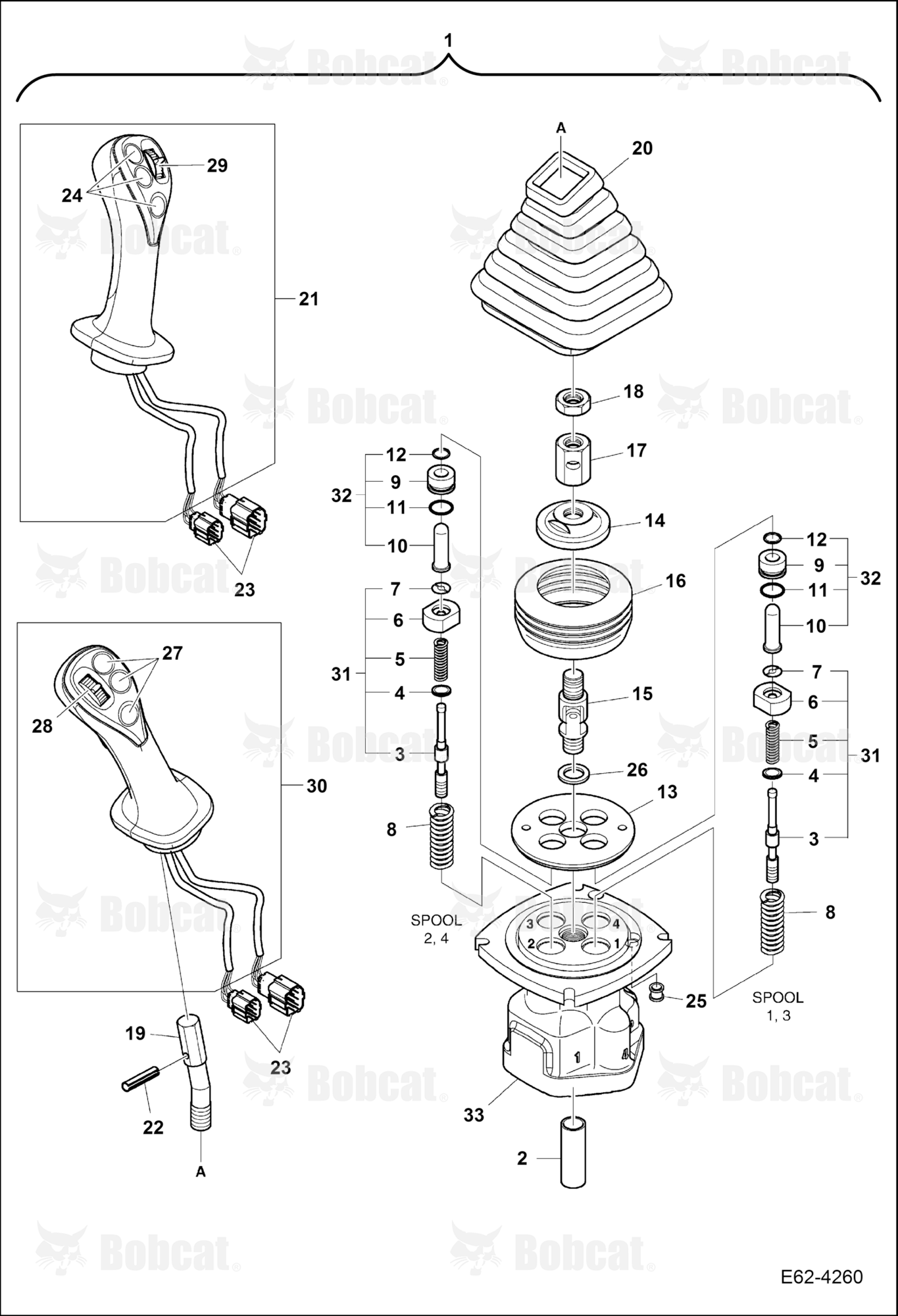 Joysticks  B34P11001 - B34P11244