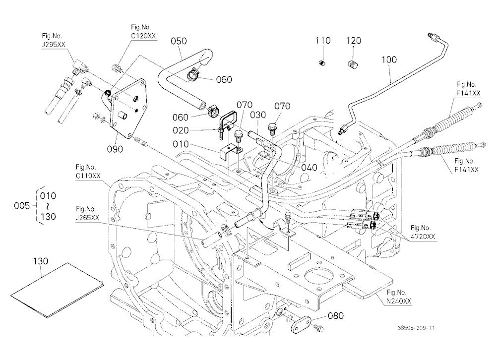 Oil Lubrication Pipe Kit [Dtsc] [Old] [Option]