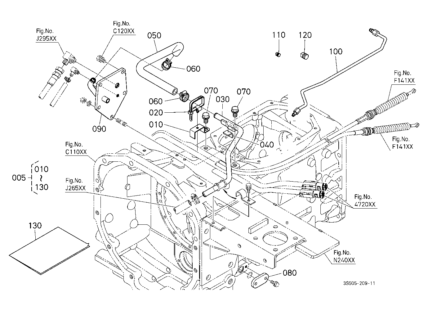 Oil Lubrication Pipe Kit [Dtsc] [Old] [Option]