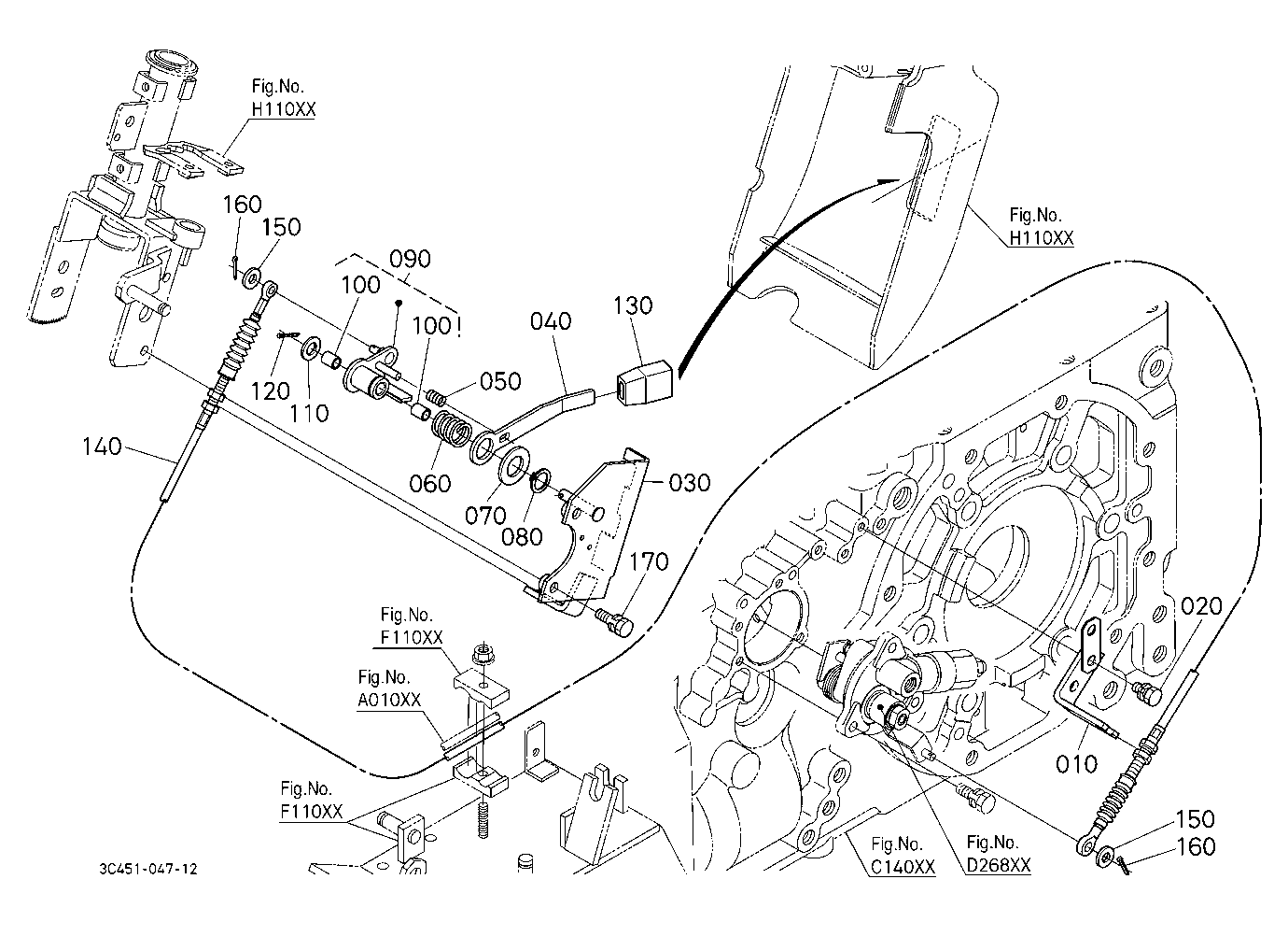 Pto Clutch Lever