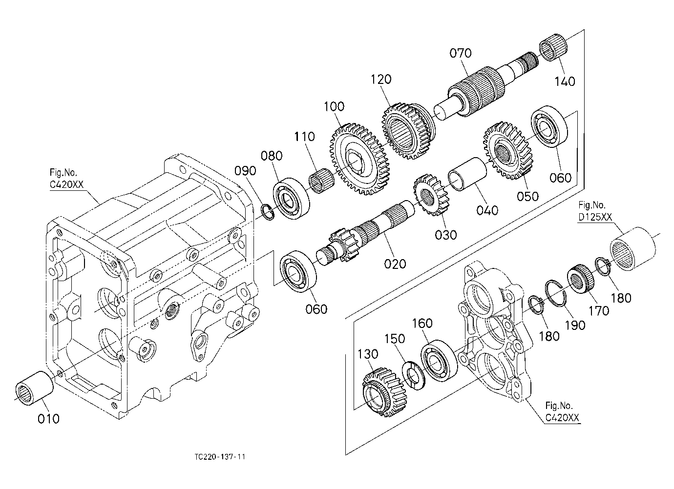 Range Gear Shaft