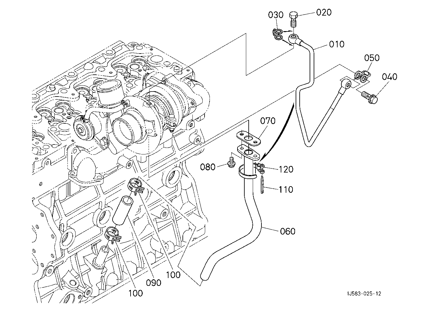 Oil Pipe (Turbo Charger)