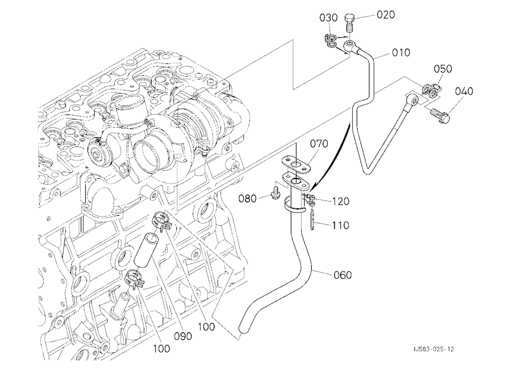 Oil Pipe (Turbo Charger)