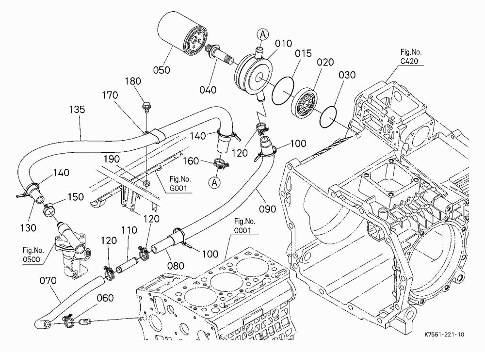 HYDRAULIC OIL LINE(OIL COOLER)
