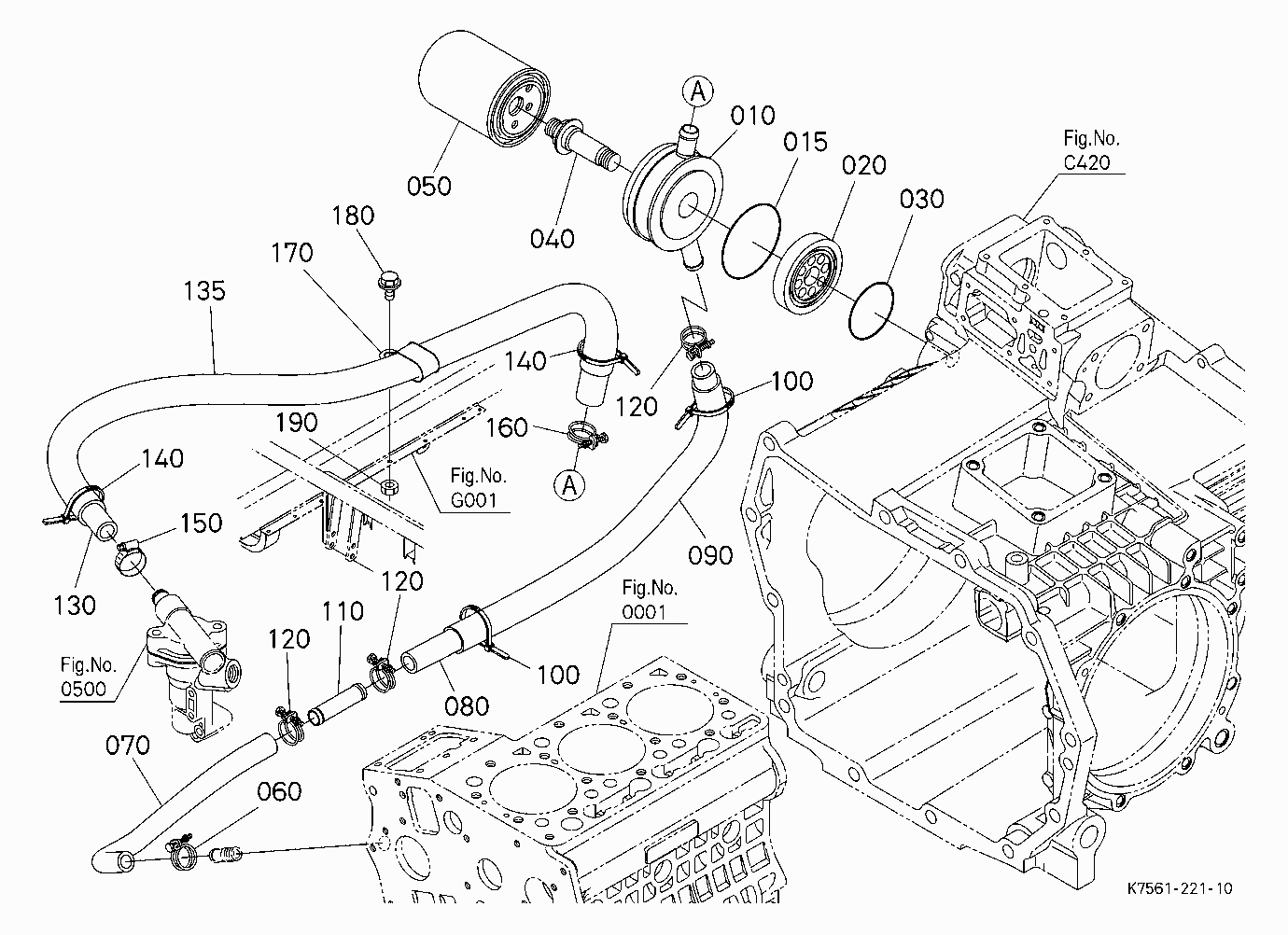 HYDRAULIC OIL LINE(OIL COOLER)