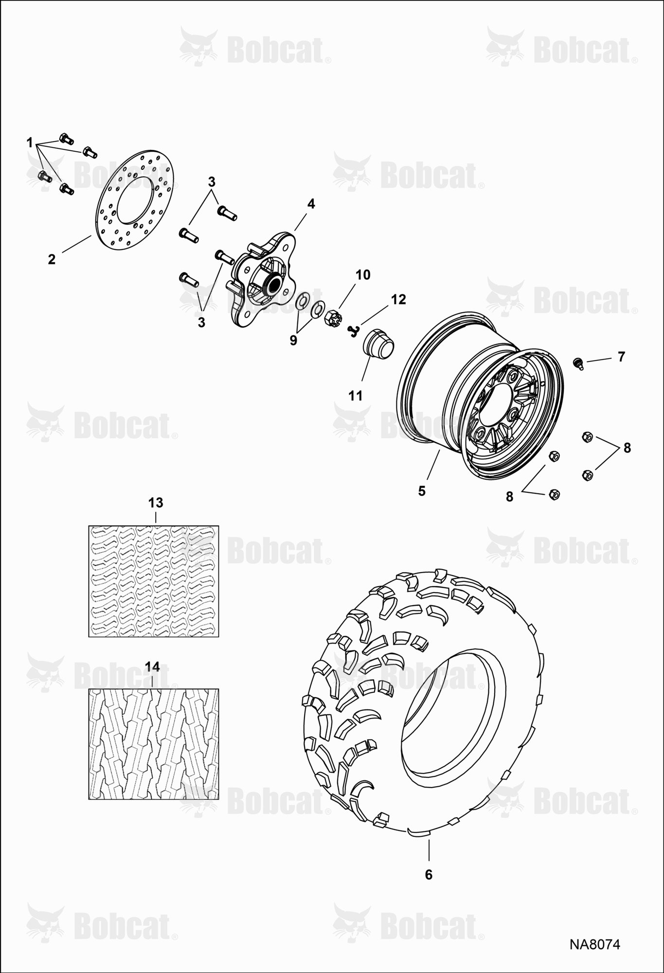 WHEELS, Rear  AVW411001 - AVW419999