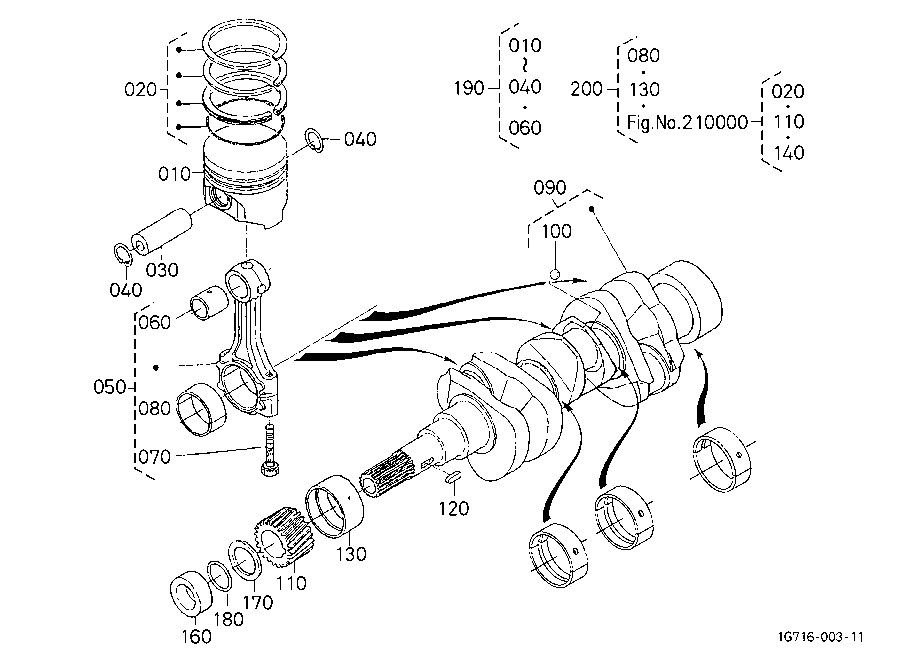 Piston And Crankshaft