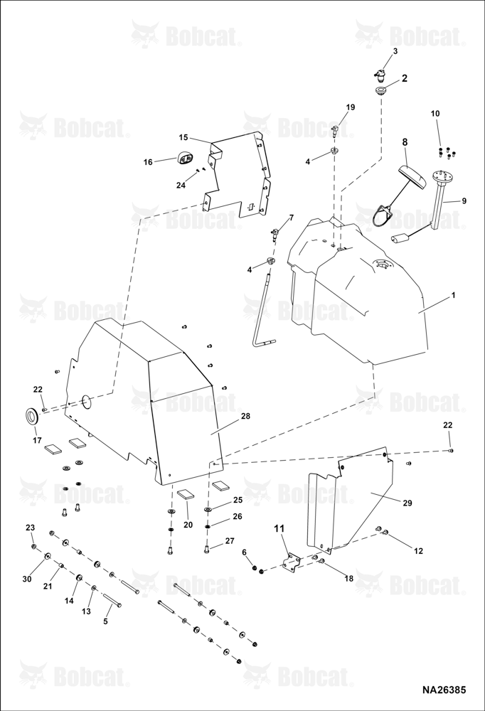 Fuel Tank Assembly (Kubota Diesel)