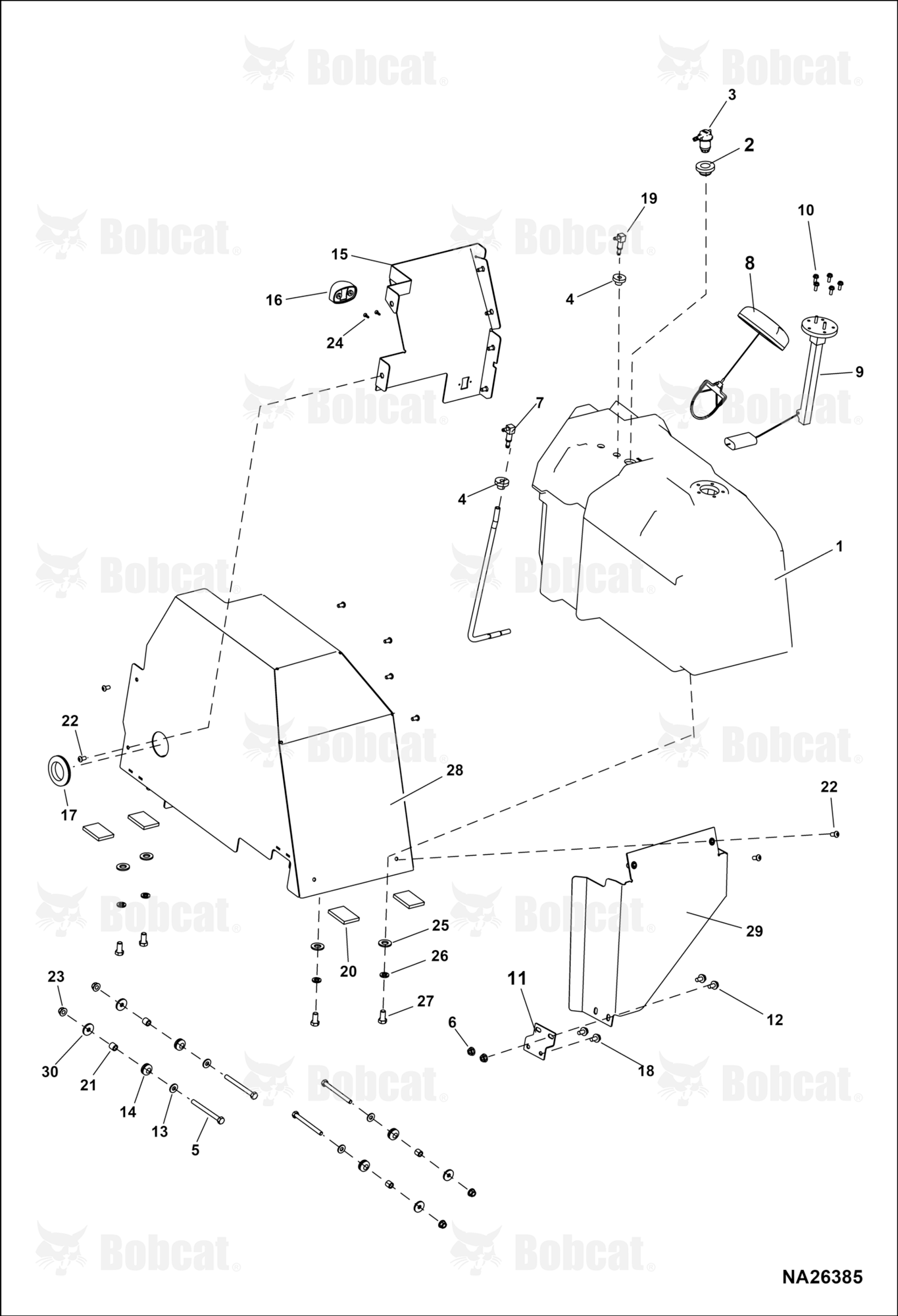 Fuel Tank Assembly (Kubota Diesel)