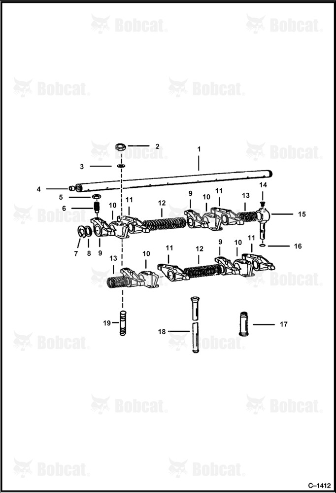 Rocker Shaft (Perkins)