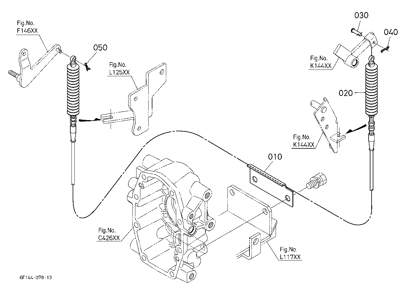 Draft Lever Cable