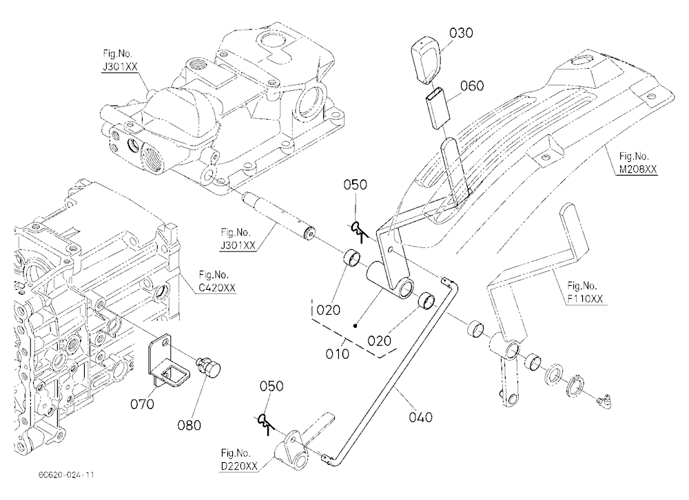 Pto Gear Shift Lever