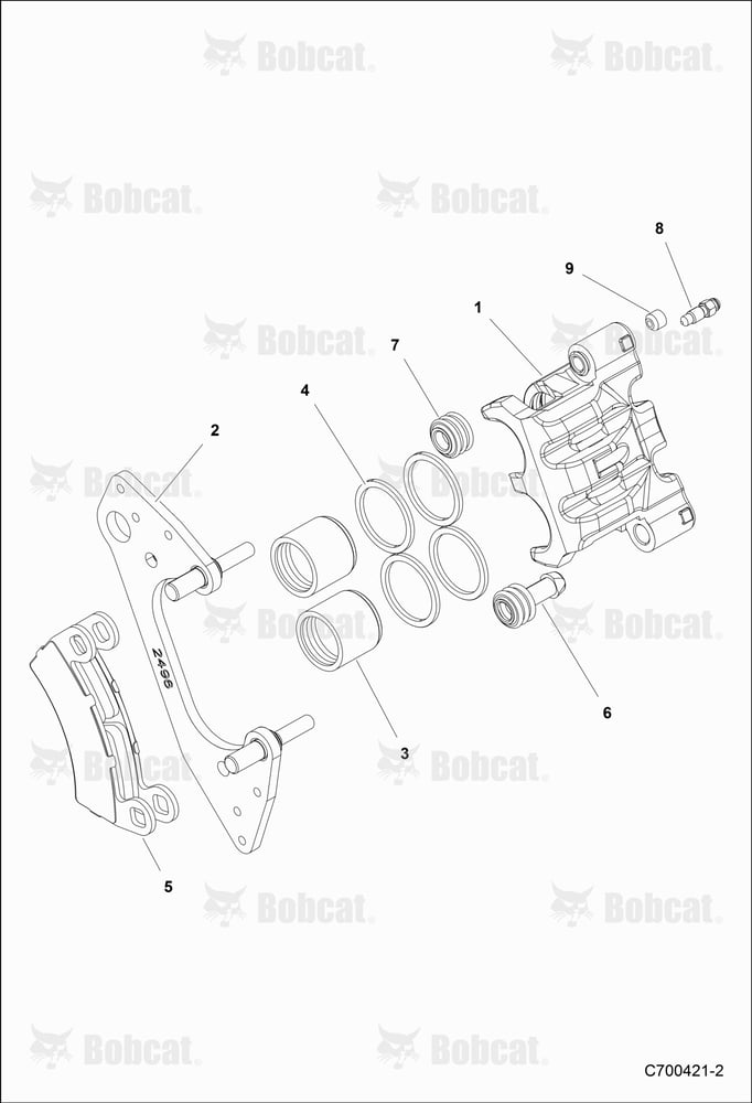 BRAKES, CALIPER, Front
