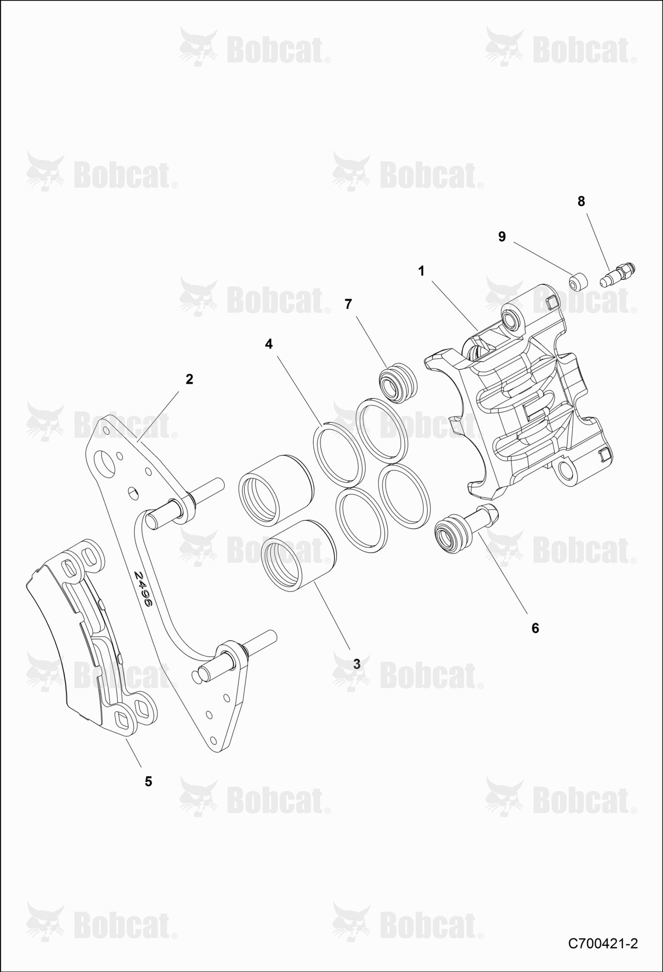BRAKES, CALIPER, Front