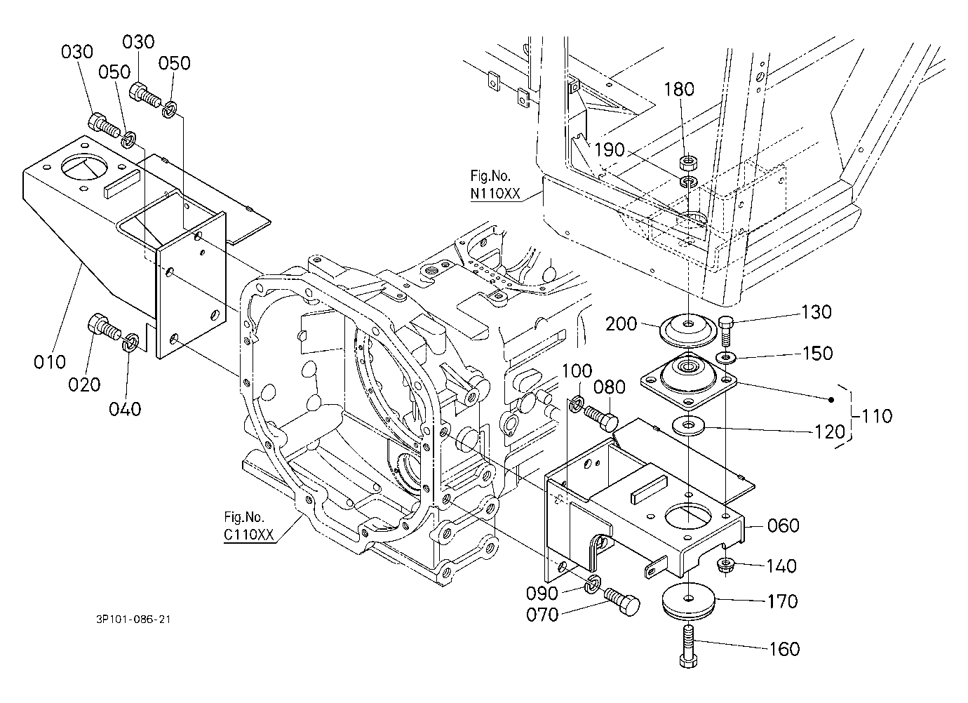 Cab Bracket Front