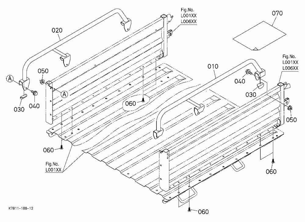 CARGO BED RAIL KIT (W/G No.V0861) [OPTION]
