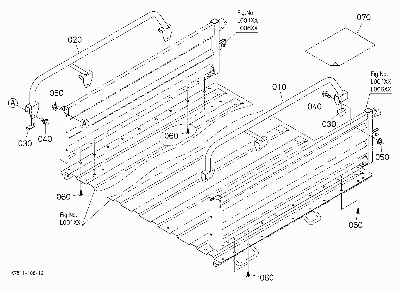 CARGO BED RAIL KIT (W/G No.V0861) [OPTION]