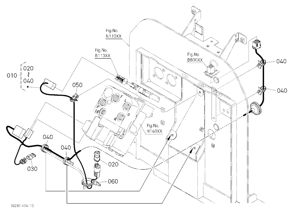Electrical Wiring (Auto Steering) [Auto Steering C