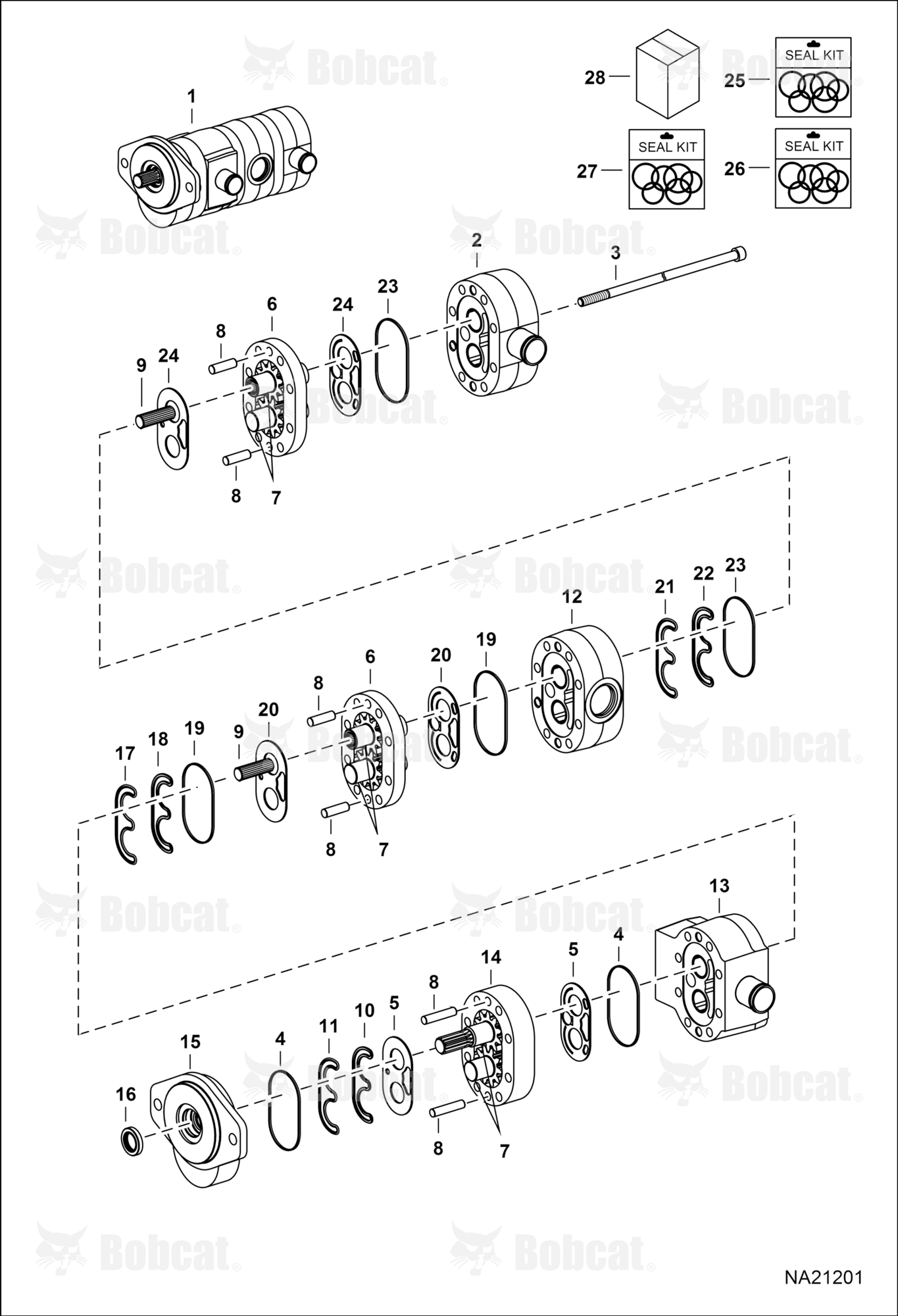Gear Pump (Triple) (Model 83092968)