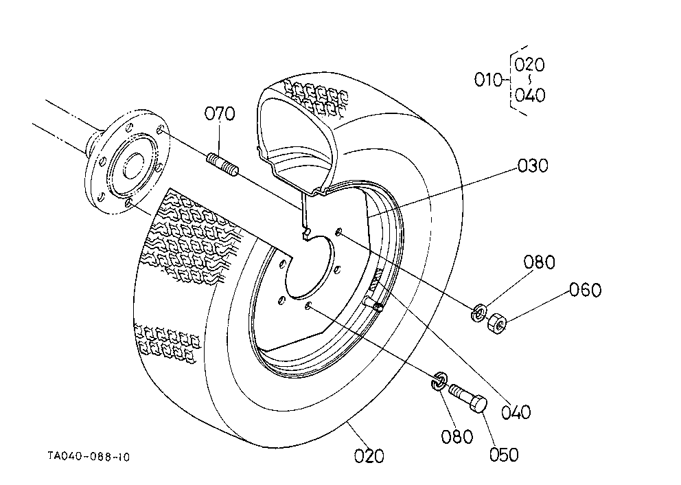 Rear Wheel (21.5L-16.1) [Old Type]