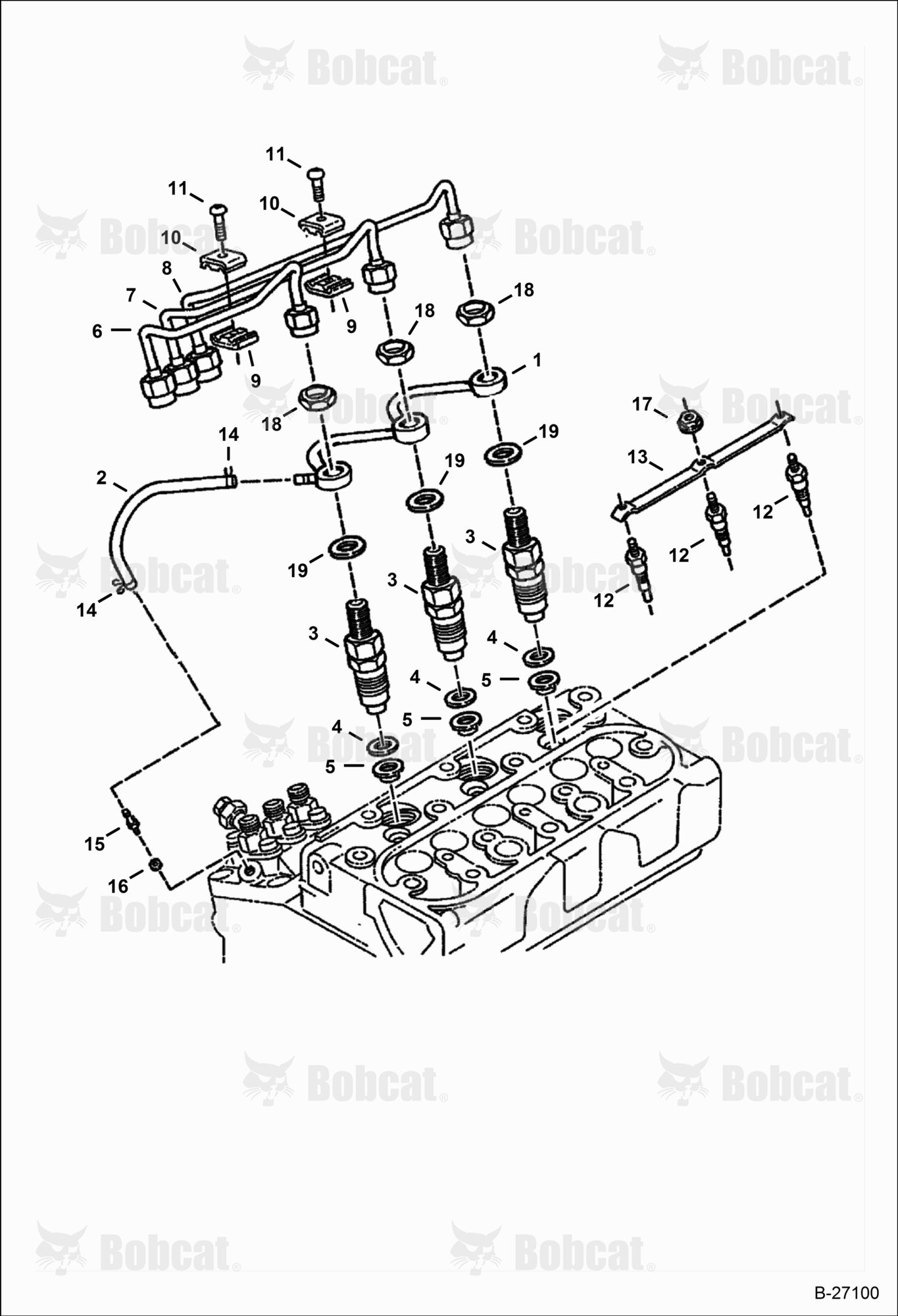 Injector Nozzles (Kubota D722)