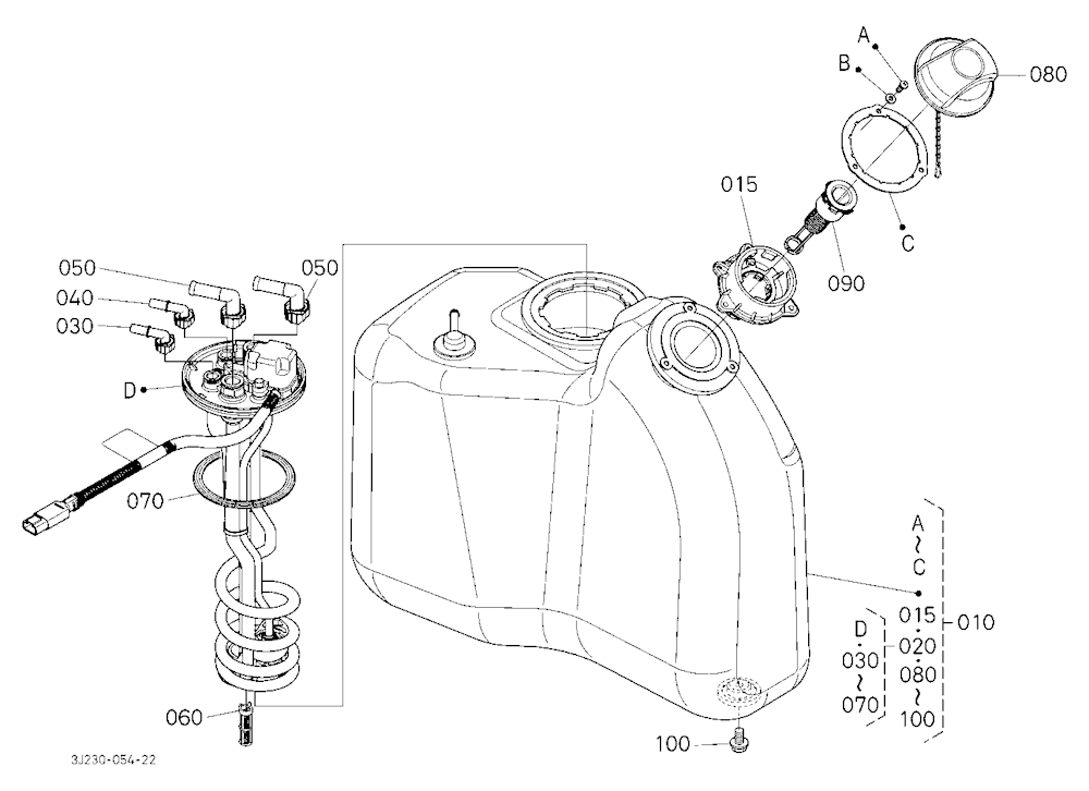 Diesel Exhaust Fluid Tank [Component Parts]