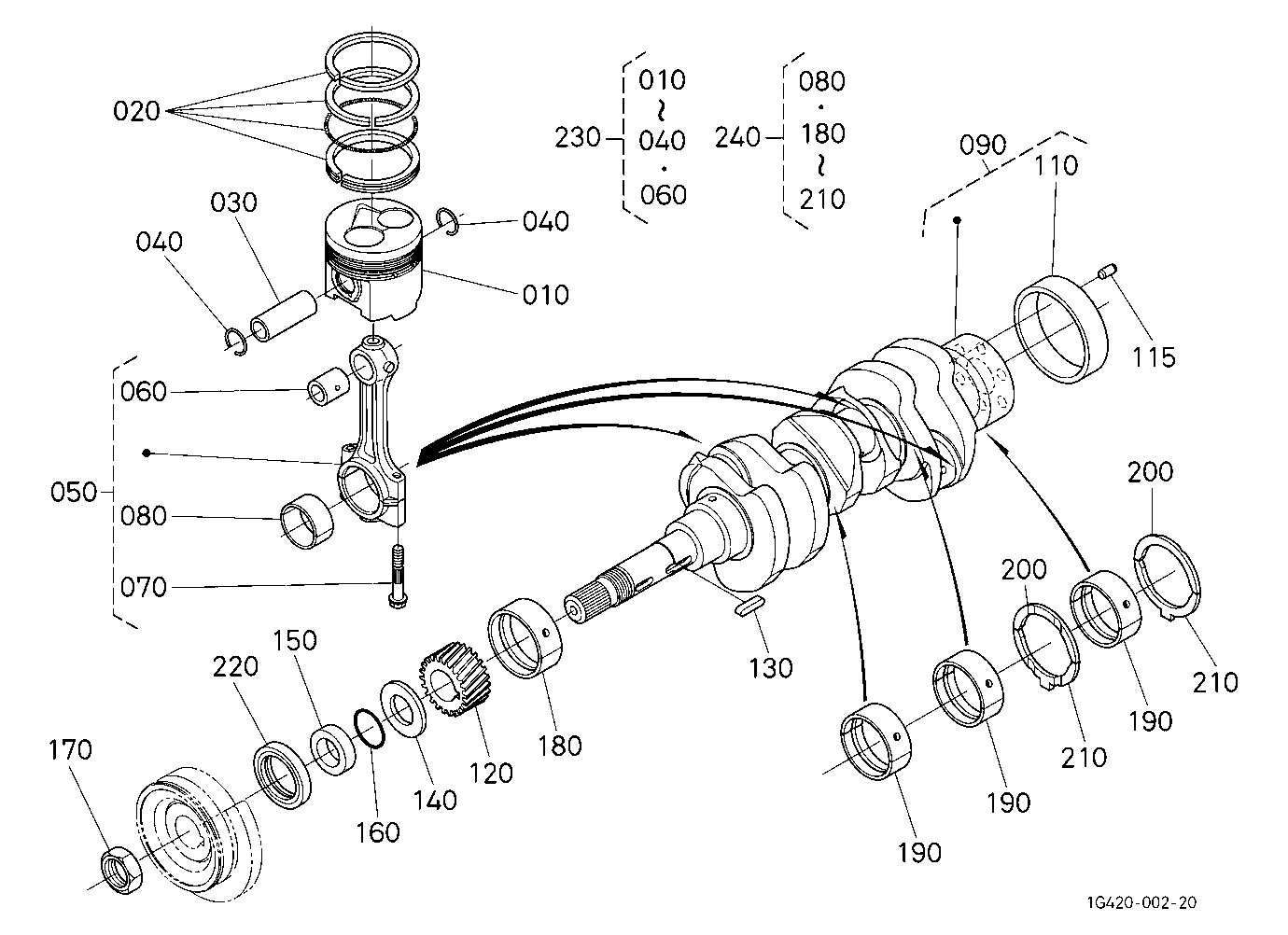 Piston And Crankshaft