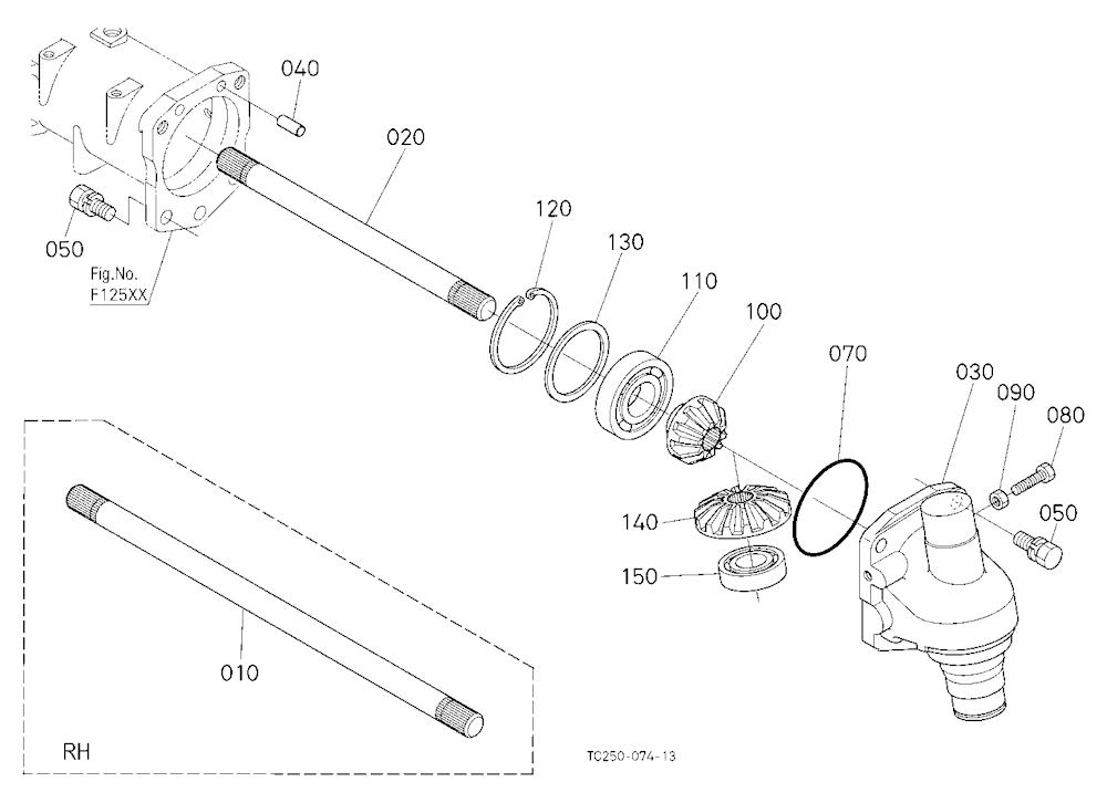 Bevel Gear Shaft