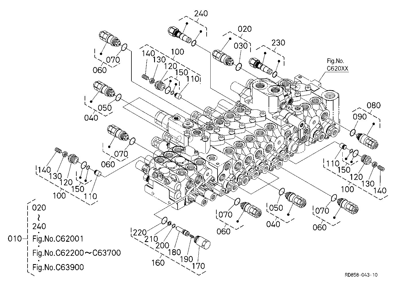 Control Valve (Relief) [Component Parts] [Except A