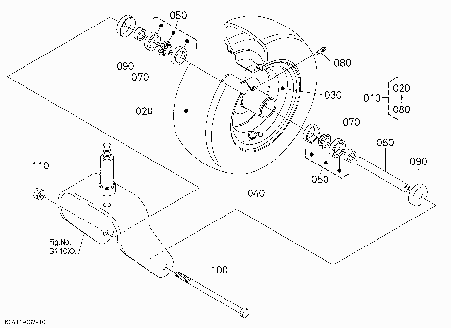 FRONT WHEEL (13*6.5-6)