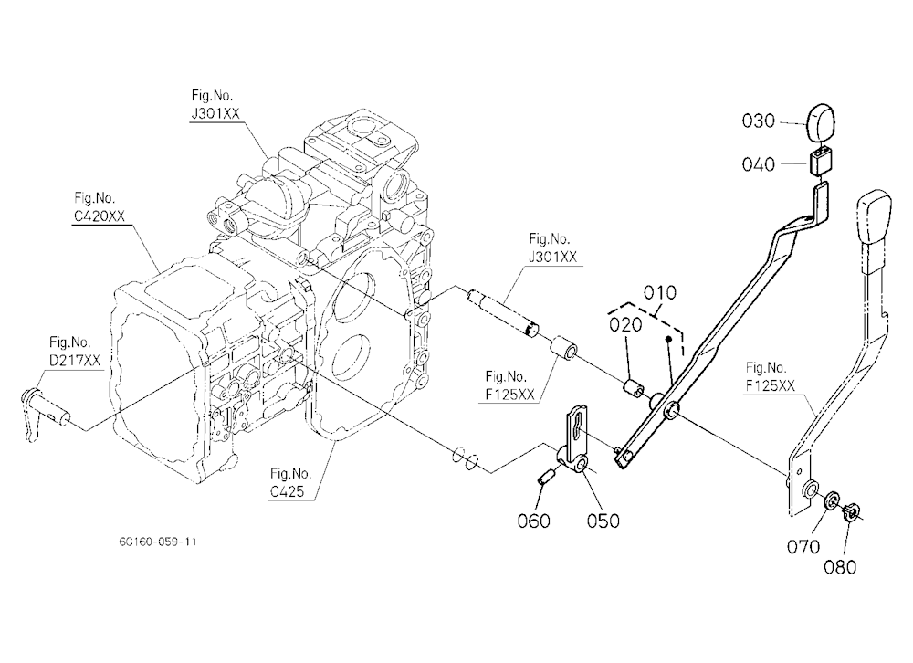 Range Gear Shift Lever