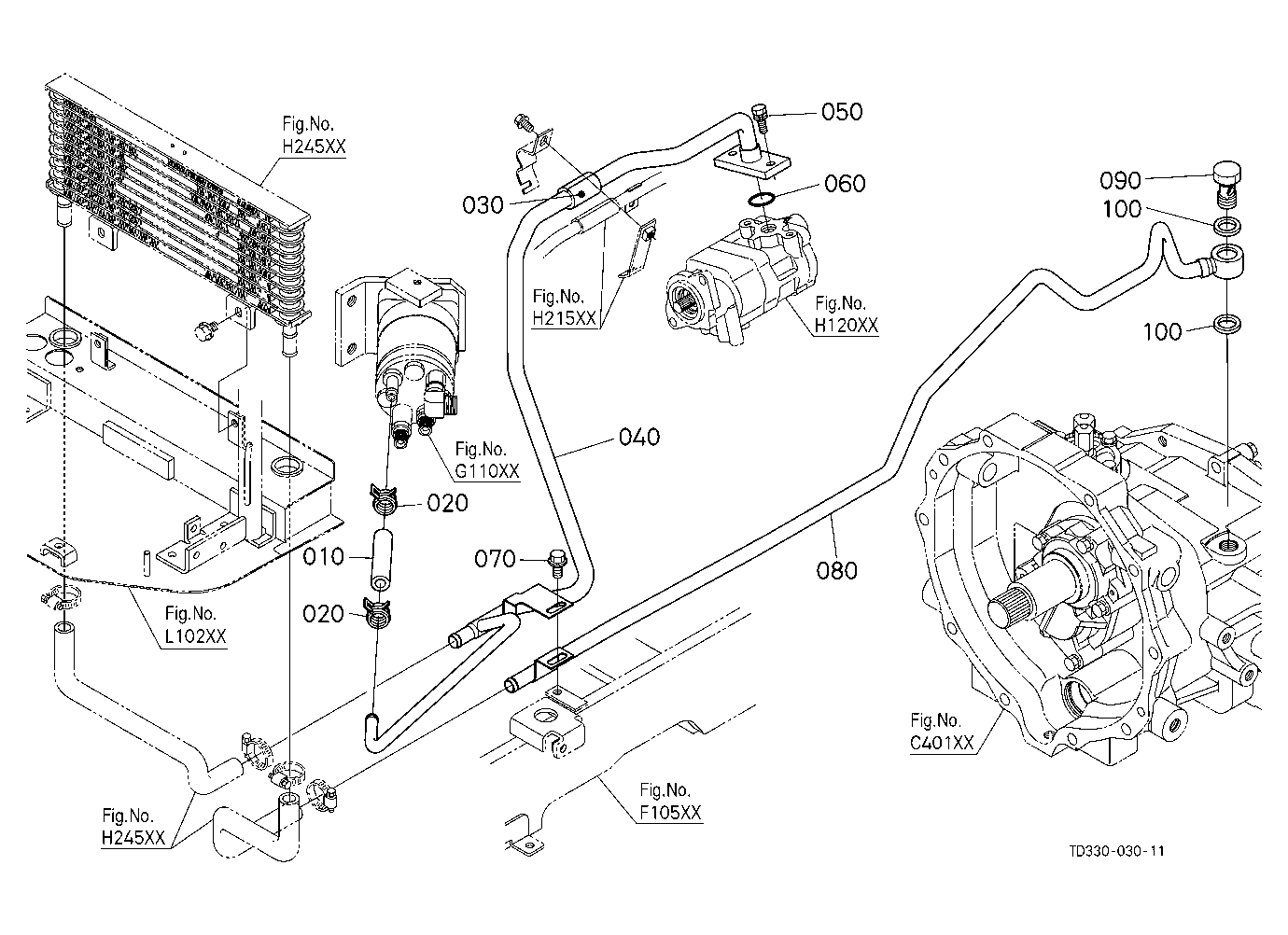 Oil Cooler Return Pipe