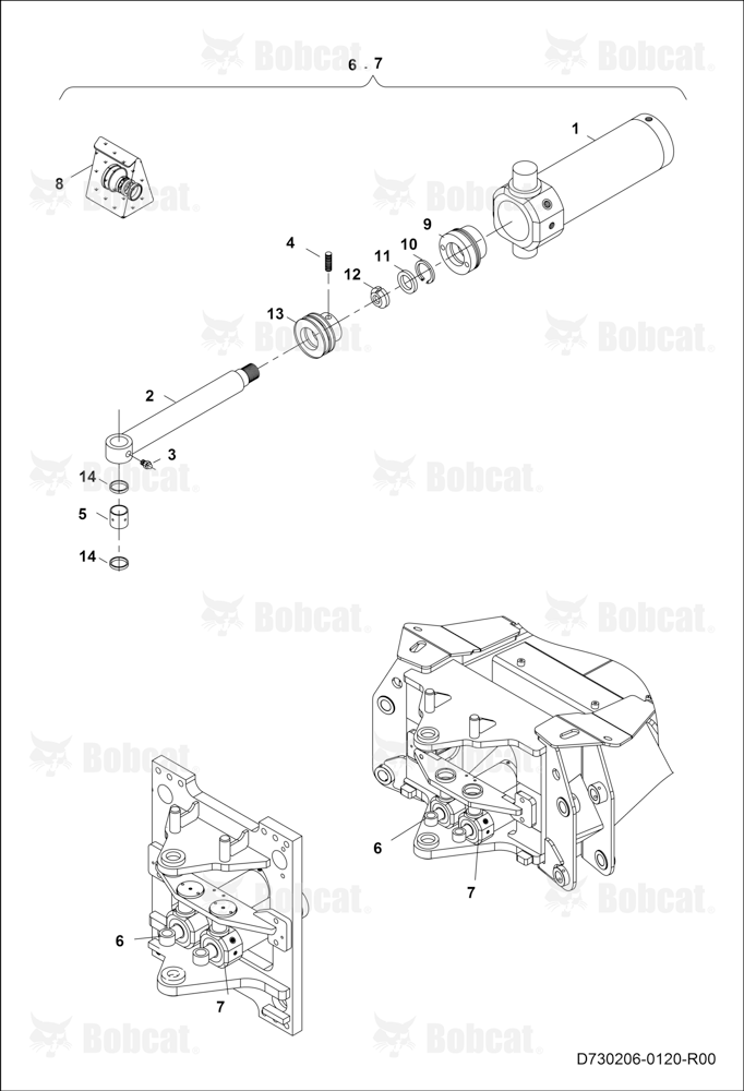 Swing Cylinder B53S11001 - B53S11281