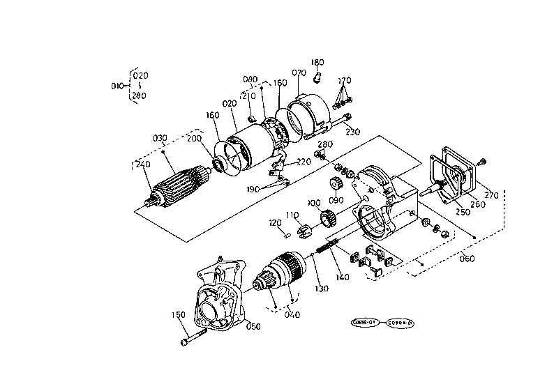 Starter [Component Parts](Not For Reman Unit)