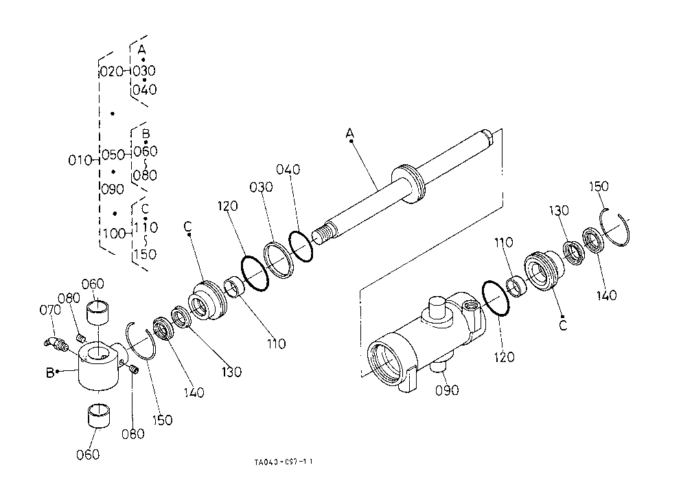 Steering Cylinder [Component Parts]