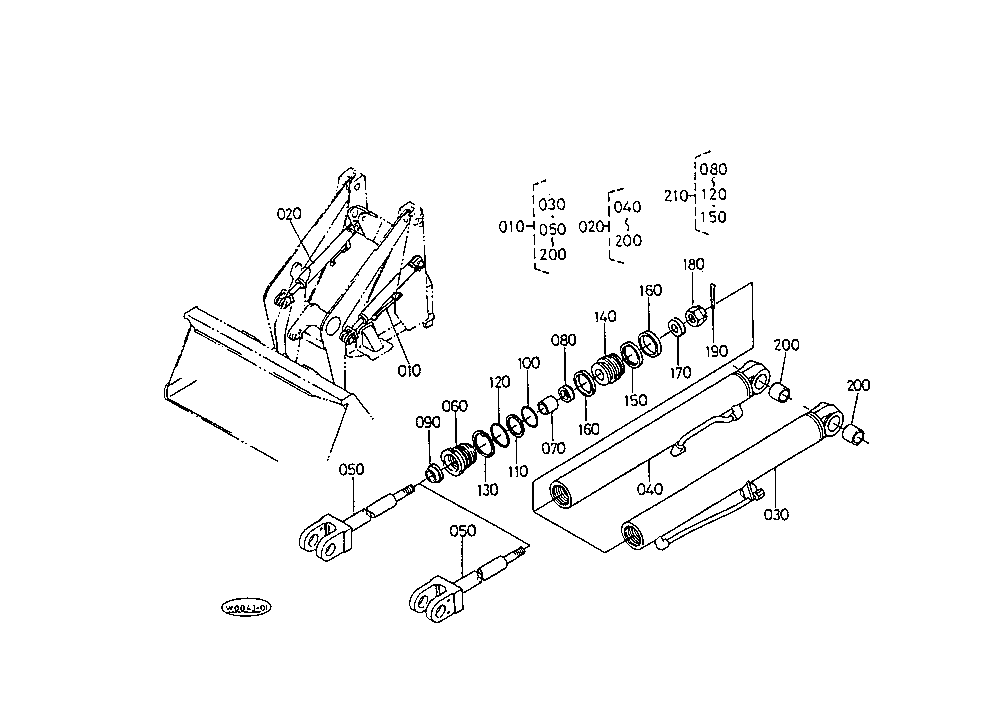 Lift Cylinder Hilift (Component Parts)