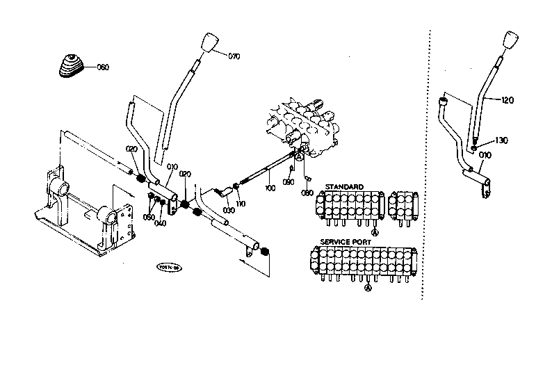 Control Lever (Front Rh) [Kh-41(H)]