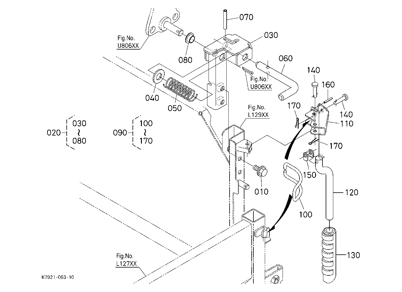 Extended Gate Kit (Rear Left Lock) [Option]