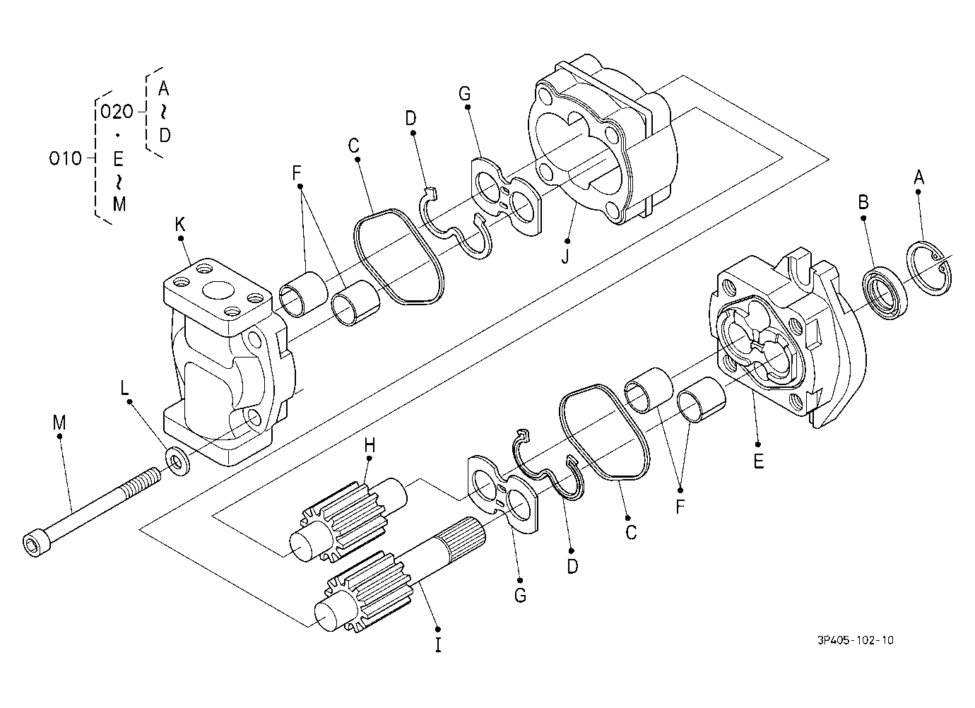 Hydraulic Pump (Ps) [Component Parts]