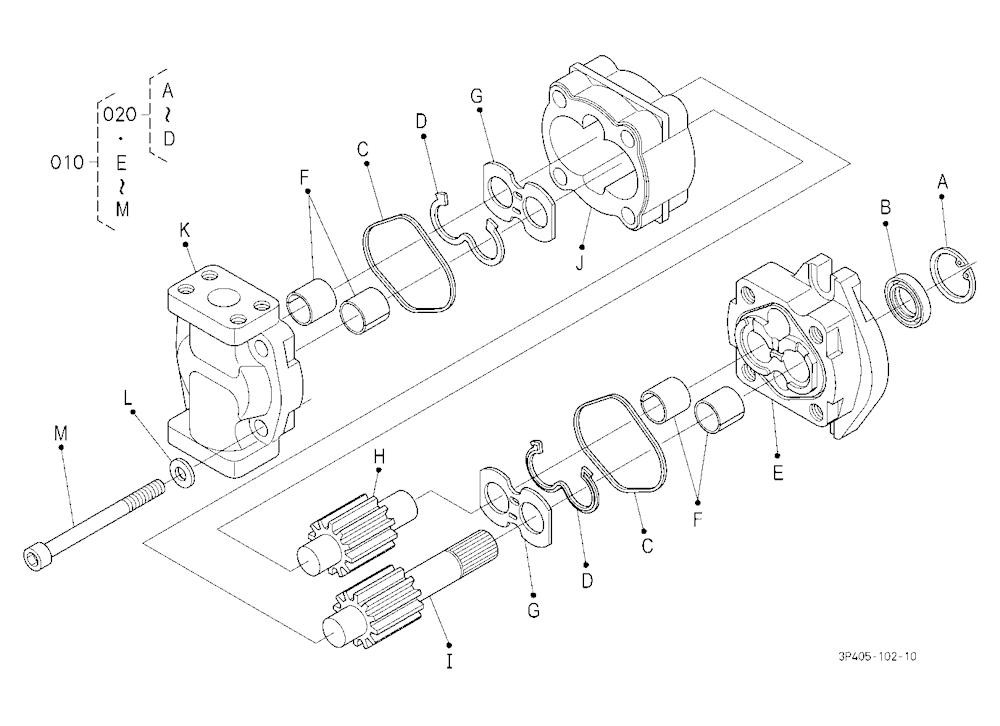 Hydraulic Pump [Component Parts]