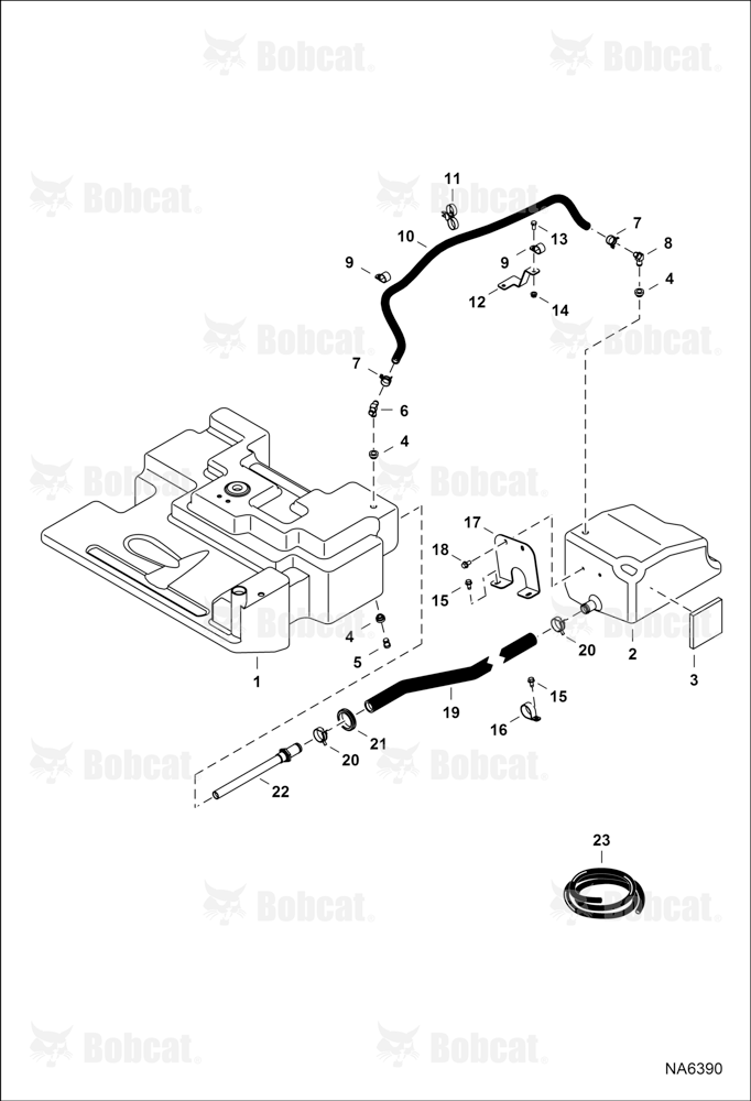 Engine & Attaching Parts (Fuel System) (Dual Tank)