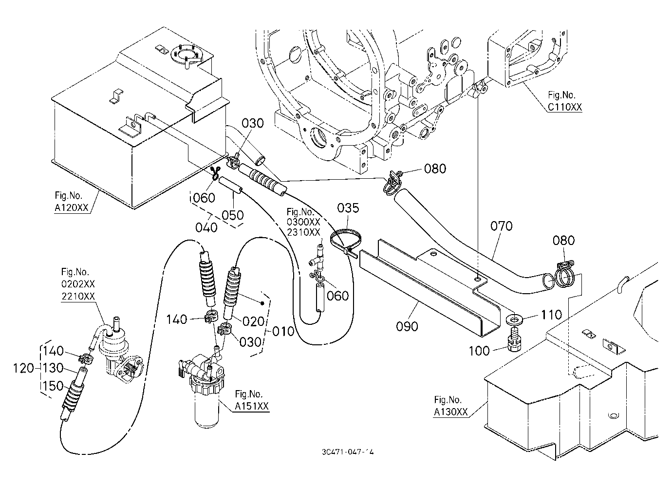 Fuel Pipe (Front)